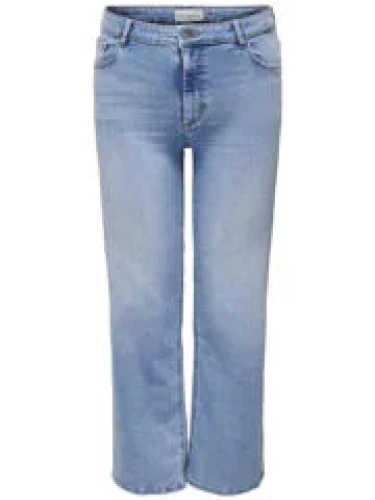 Only Carmakoma carwilly regular flared jeans tai 597 special bright blue denim.