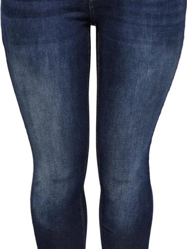 Only Carmakoma Willy regular skinny ankle jeans dark blue.