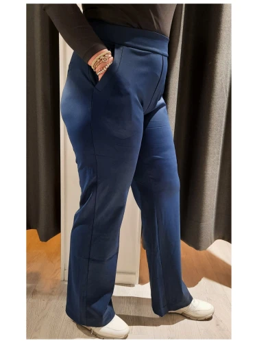 EXXCELLENT ANNABELLE BROEK BLAUW FLAIR