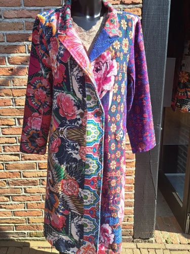 ORIENTIQUE LONG COAT PRINT 2